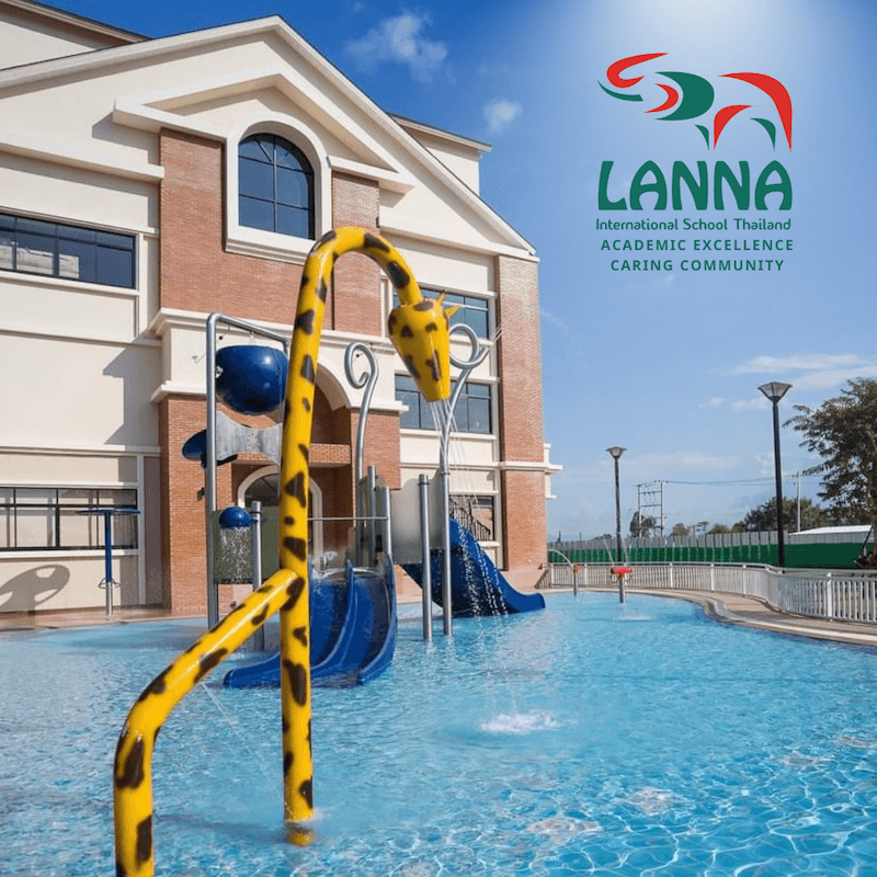 Building and swimming pool at Lanna