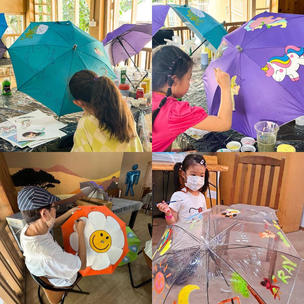 Safari Garden Lamphun Playground & Cafe - Umbrella Painting