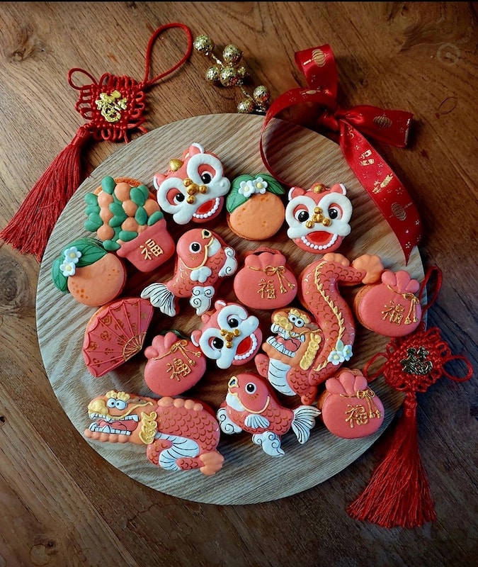 Rilak Cafe Chinese New Year 2025 Macaron 