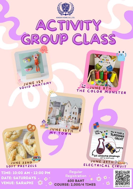 Kinder Home - Activity Group Classes of June