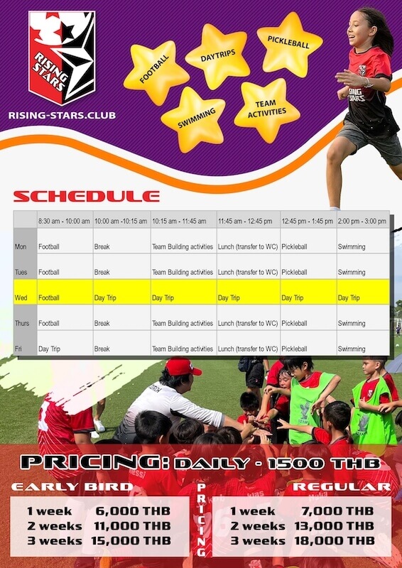 Rising Stars Football Academy Chiang Mai - Kids Summer Camp