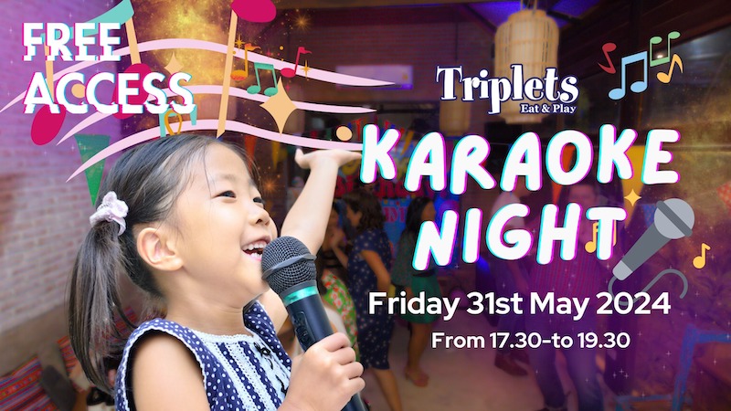 Triplets Eat & Play - Karaoke Night