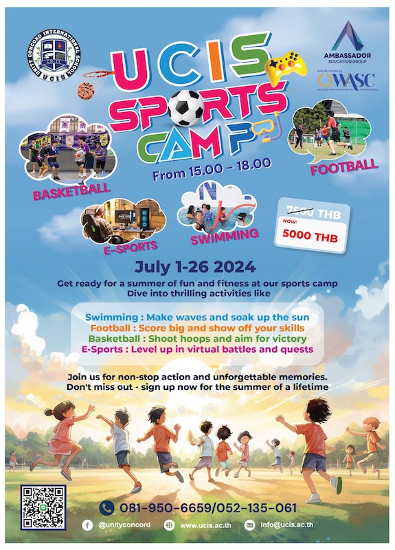 Unity Concord International School - UCIS Sports Camp