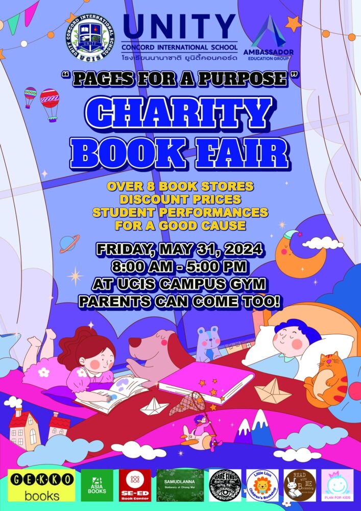 ACIS community to their Charity Book Fair, "Pages for a Purpose