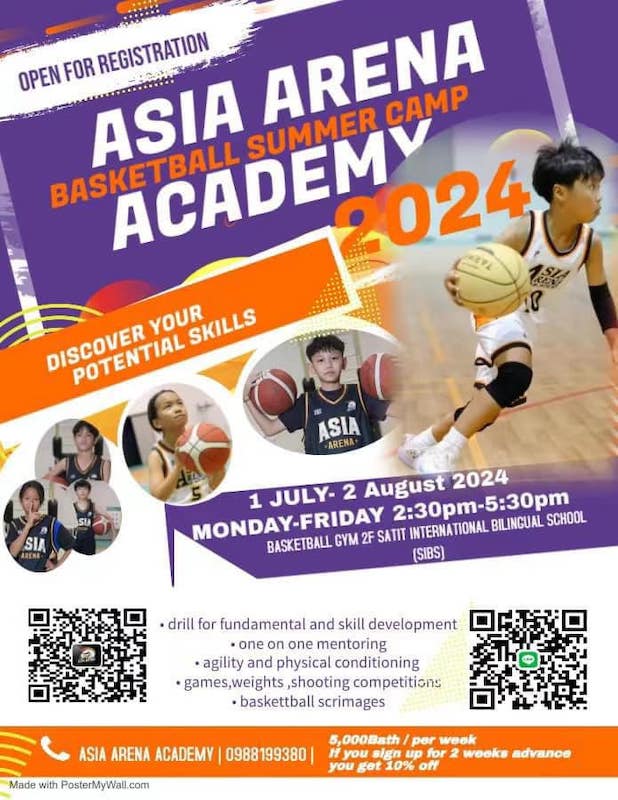 Asia Arena Academy - Basketball Summer Camp