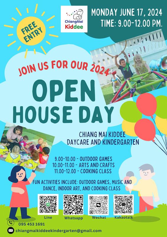 Chiang Mai Kiddee Daycare & Kindergarten - Open House Day