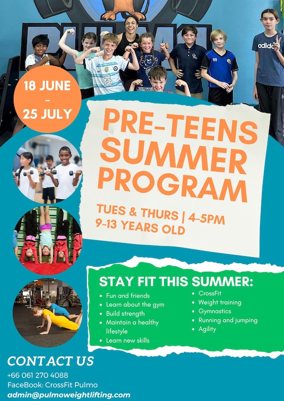 CrossFit Pulmo - Pre-Teens Summer Program