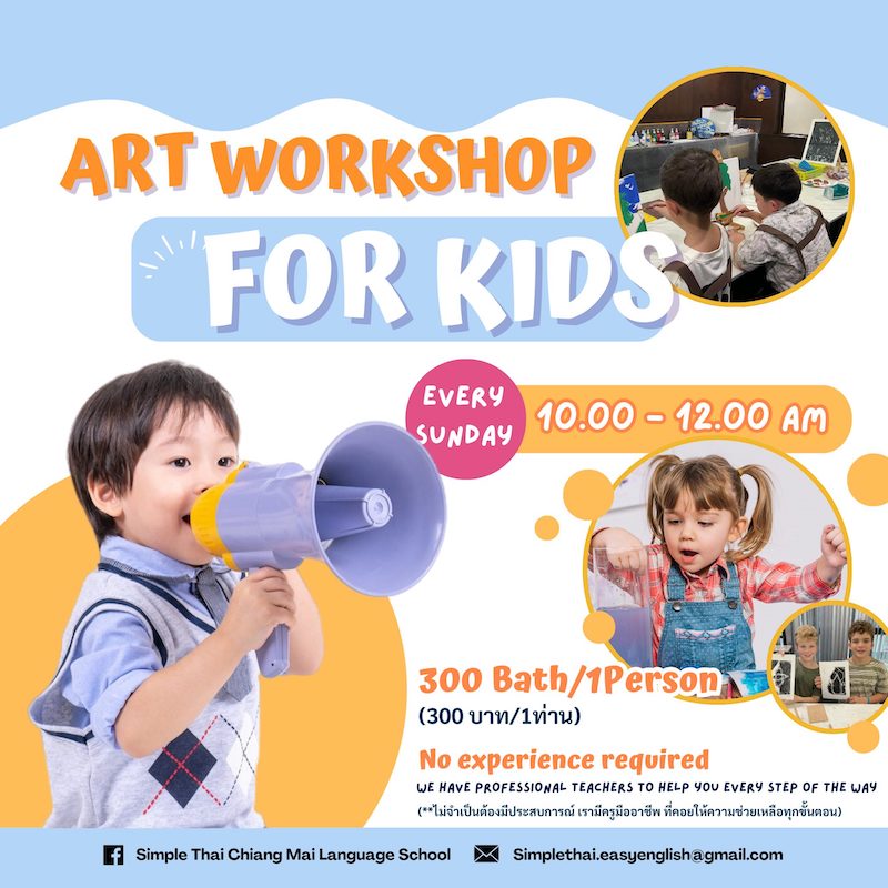 Simple Thai Chiang Mai Language School - Art Workshop for Kids