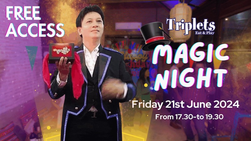 Triplets Eat & Play - Magic Night