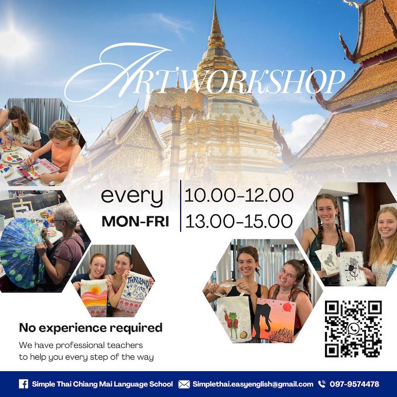 Simple Thai Chiang Mai Language School - Art Workshop