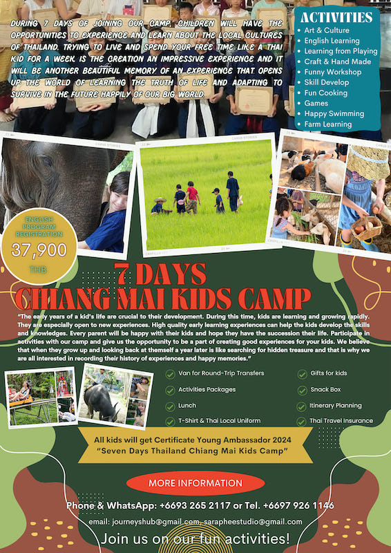 Authentic Chiang Mai Lamphun Cooking Class & Workshop - 7 Days Chiang Mai Kids Camp