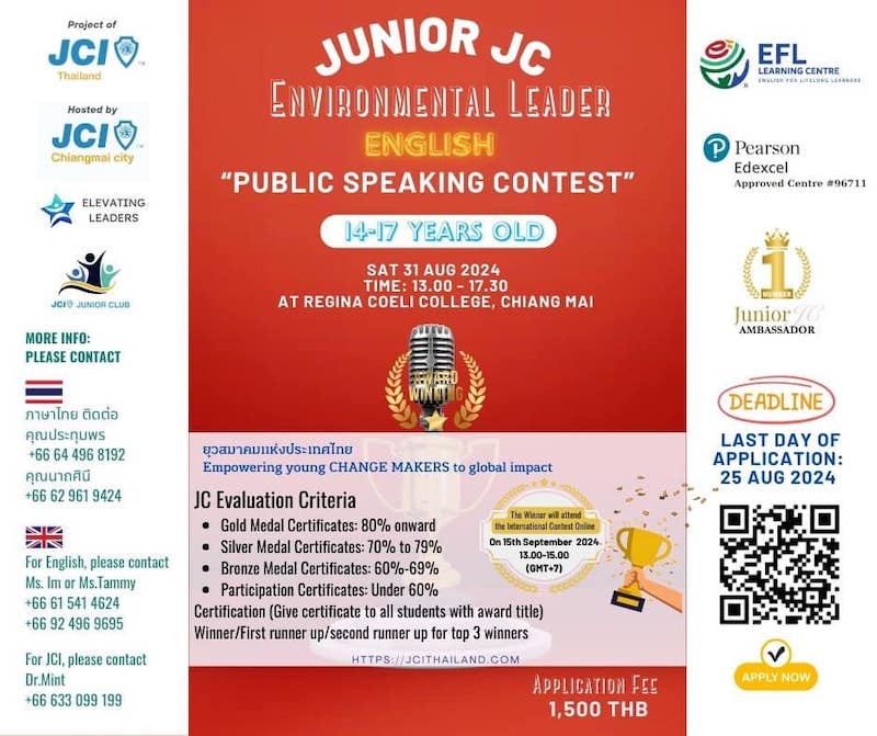 JCI Chiang Mai City - Public Speaking Contest