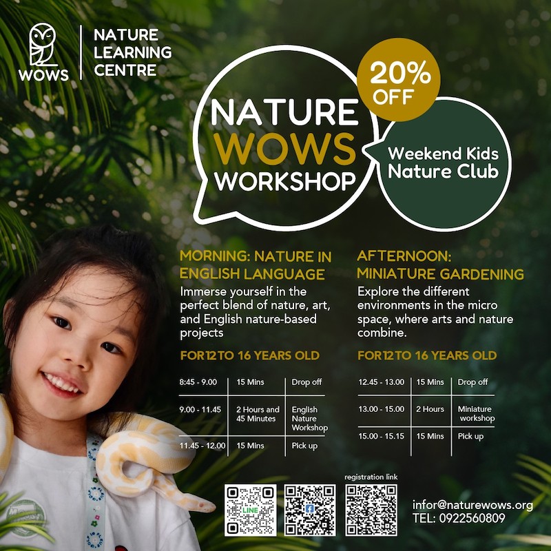 WOWS Nature Learning Center - Weekend Workshops