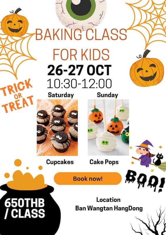 Baked by Bow - Halloween Baking Class for Kids