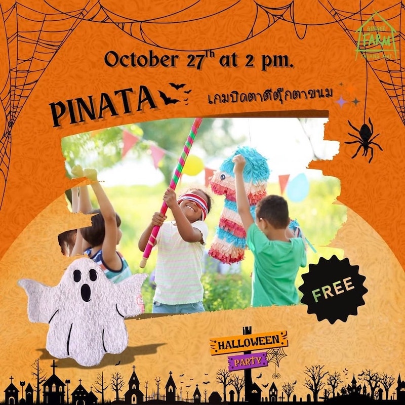 Ginger Farm Chiangmai - Halloween Pinata