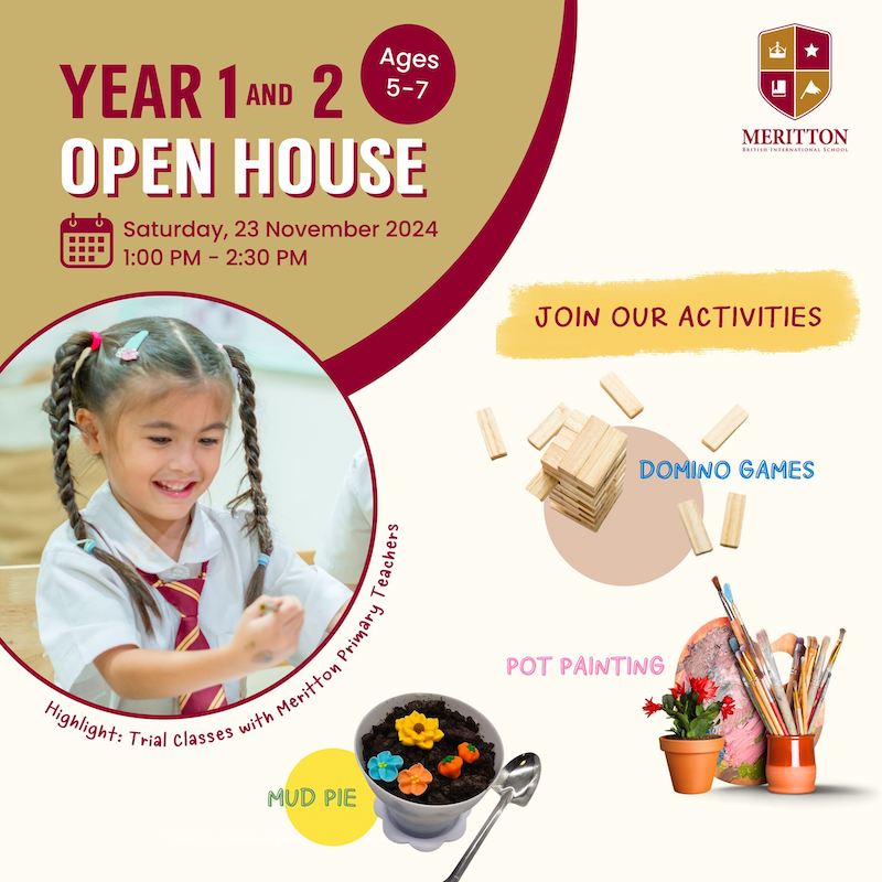 Meritton British International School - Year 1 and Year 2 Open House