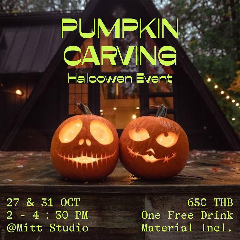 Mitt Studio Chiangmai - Pumpkin Carving