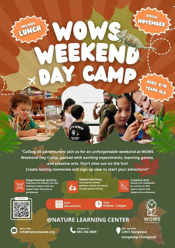 WOWS Nature Learning Center - Weekend Day Camp