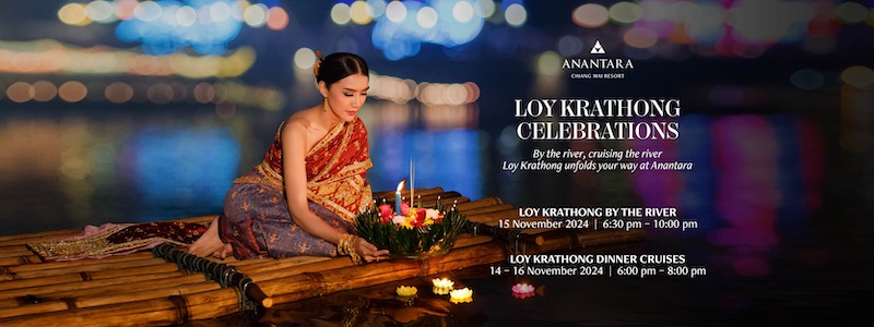 Anantara Chiang Mai Resort - Loy Krathong Celebrations