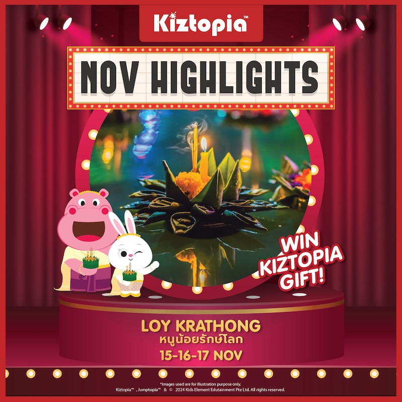 Kiztopia Thailand - Loy Krathong