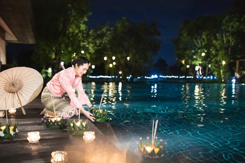 RatiLanna Riverside Spa Resort, Chiang Mai - Loy Krathong Dinner