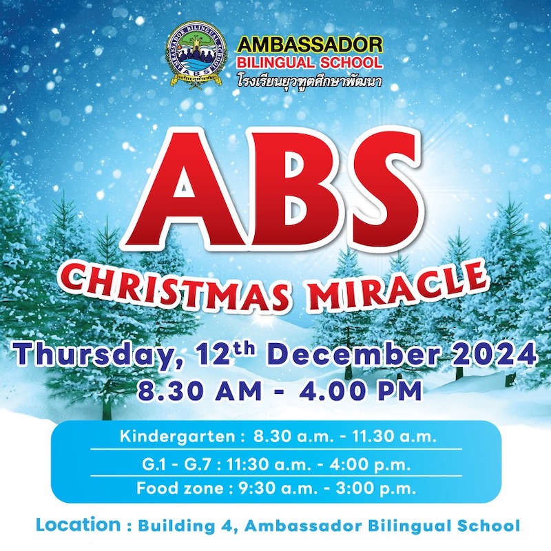 Ambassador Bilingual School - ABS CHRISTMAS MIRACLE