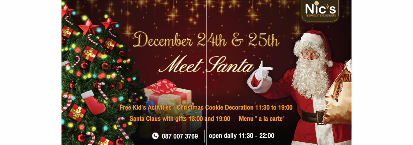 Nics Restaurant & Playground - Meet Santa