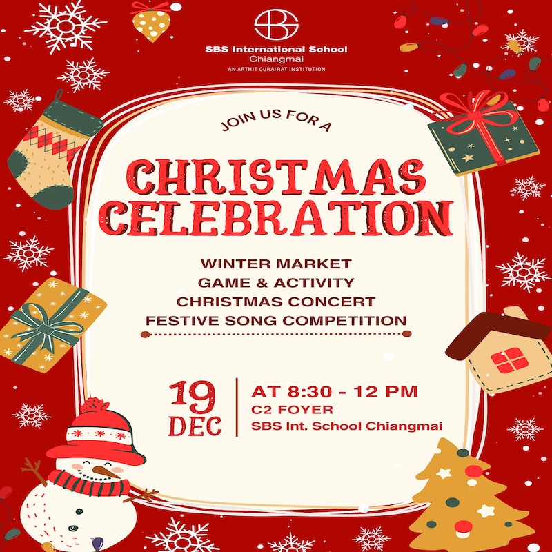 SBS International School Chiangmai - Christmas Celebration