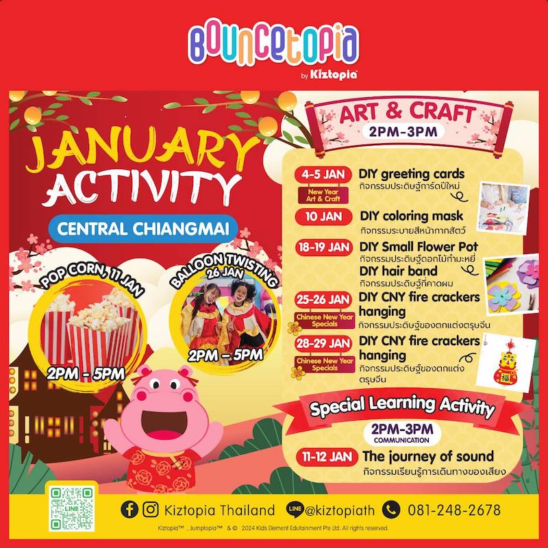 Kiztopia Thailand - January Activity