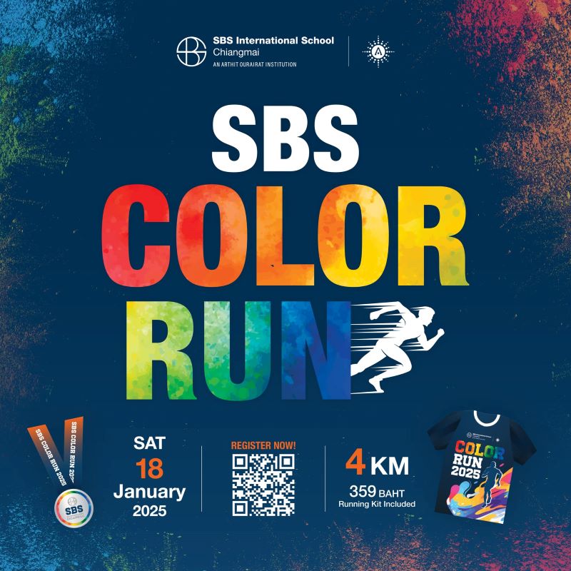 SBS International School Chiangmai - SBS Color Run 2025